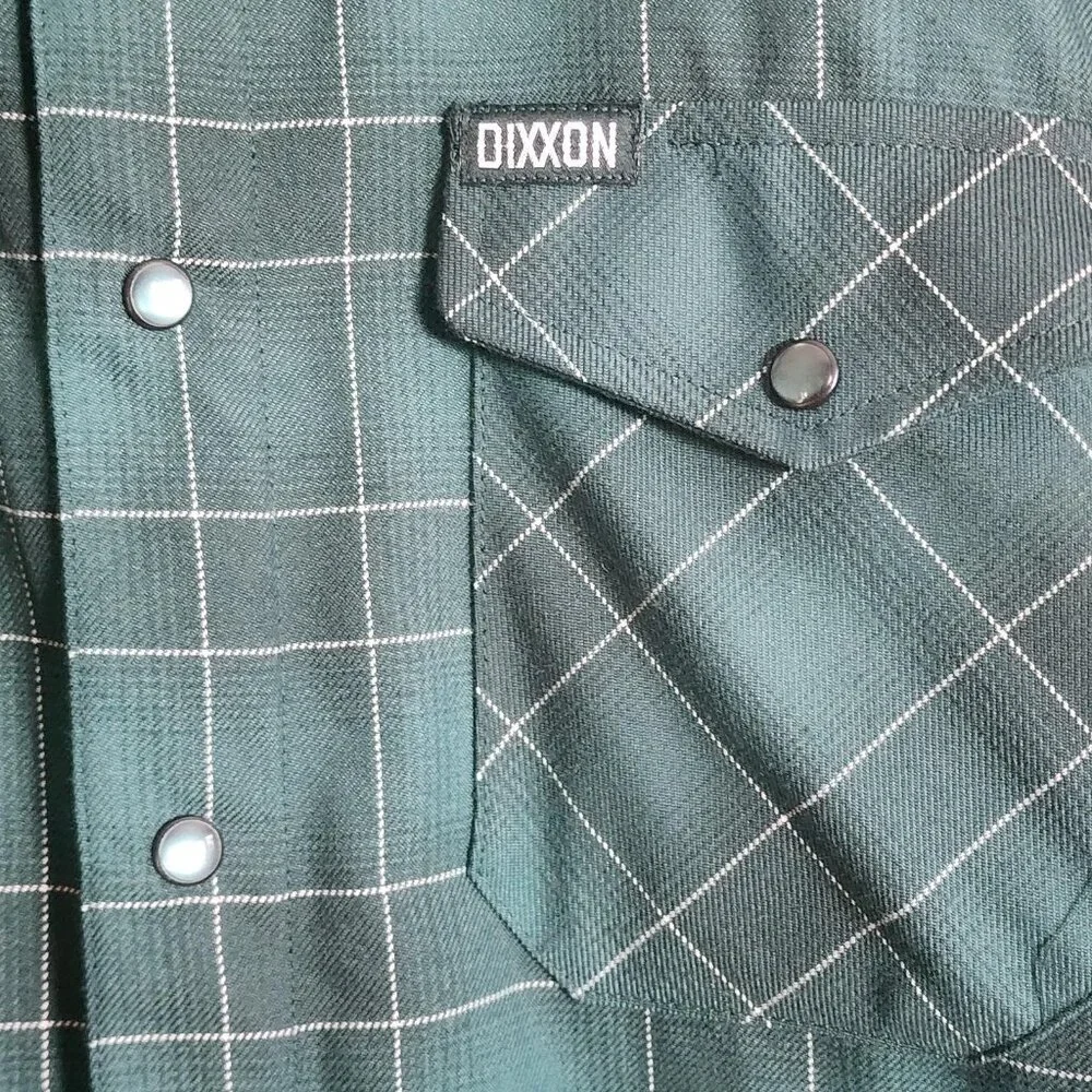 Dixxon Flannel Company Shirt Mens Extra Large Green The Wreath Plaid Flannel